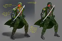 Draw-over feedback on a gesture study